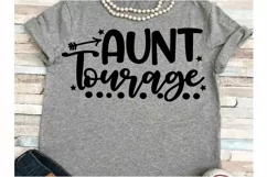 Auntie SVG DXF JPEG Silhouette Cameo Cricut aunt tourage Product Image 1