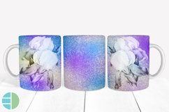 Flower Mug Sublimation Silhouette Coffee Mug Wrap Bundle PNG Product Image 3