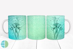Flower Mug Sublimation Silhouette Coffee Mug Wrap Bundle PNG Product Image 5