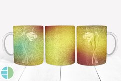 Flower Mug Sublimation Silhouette Coffee Mug Wrap Bundle PNG Product Image 2