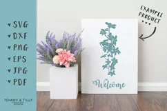 Flower Study - SVG EPS DXF PNG PDF JPG Cutting File Product Image 3