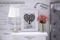 Heart Tree - Papercut Template SVG EPS DXF PNG PDF JPG Product Image 3