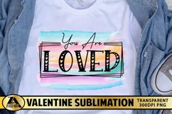 Valentine PNG Valentines Sublimation PNG Love Quote PNG Product Image 1