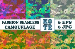 6 Seamless Fashion Camouflage Product Image 1