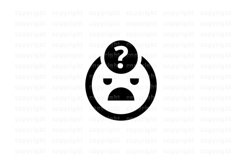 Uncertainty Emoji Product Image 1