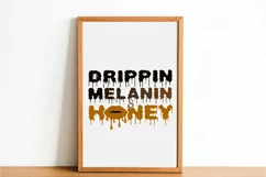 Drippin Melanin SVG Black Lives Matter SVG PNG EPS DXF Files Product Image 3