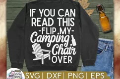 If You Can Read This Camping SVG DXF PNG EPS Cutting Files Product Image 1