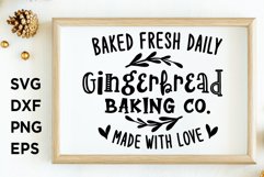 Gingerbread baking co SVG Product Image 1