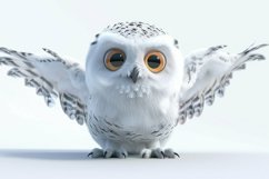 Snowy Owl Bird Background Wallpaper Product Image 1