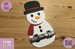 Snowman Money card | Paper cutting | Money card SVG Product Image 5