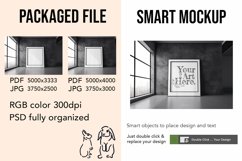 Canvas Smart Mockup PSD &amp; JPG Template Graphic Product Image 2