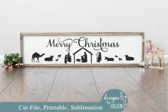Christmas Nativity SVG, Sublimation, Printable, Cricut Product Image 1