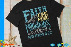 Faith Moves Mountains SVG | Inspiration SVG Product Image 3