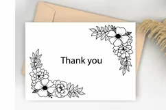 Flowers Svg, Floral Corner Svg, Floral Border Svg Product Image 4