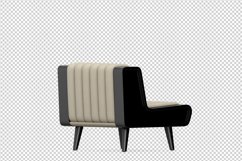 Isometric Arm Chair 3D isolated render Product Image 1