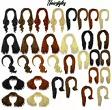 Graduation Girls College Clipart Customizable Paper Doll PNG Product Image 5