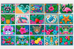 Summer Cutting Board Bundle. Summer Sublimation Product Image 2