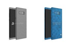 Samsung Galaxy Note 8 Vinyl Skin Design Mockup 2017 (Front-Back Angled) Product Image 1