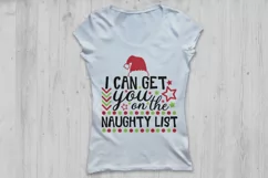 I Can Get You On The Naughty List Svg, Christmas Svg, Santa. Product Image 2