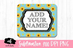 Mouse Pad Monogram Sublimation Design Product Image 1