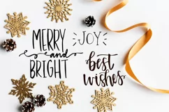 40 Christmas Photo Overlays  FREE symbols font Product Image 6