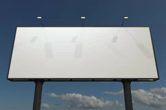 Billboard Sign Mockup Front View Product Image 2