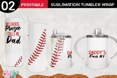 Baseball 20 Oz. Skinny Tumbler for Father's Day Product Image 1