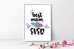 Best Mom Ever SVG File - Mother's Day SVG Cut File Product Image 4
