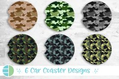 Camo Patterns Car Coaster PNG Sublimation Bundle Product Image 2