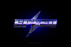 Vibrant 3 Metallic Style Editable Text Effect for Designs Product Image 2