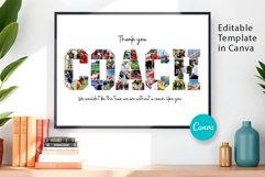Coach Photo Collage, Canva Personalized Coach Frame Product Image 1