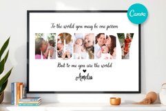 MOMMY Canva Photo Collage Template, Personalized MOMMY Product Image 1