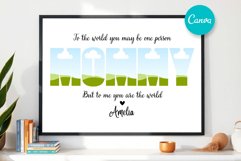 MOMMY Canva Photo Collage Template, Personalized MOMMY Product Image 2