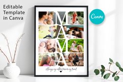 Mama Photo Collage Template, Canva Personalized MAMA Product Image 1