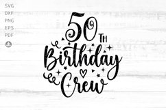 It&#039;s My 40th Birthday Svg, 40th Birthday Party Crew Png Product Image 1