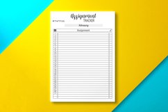 Monthly Assignment Tracker PDF, KDP Interior Product Image 1