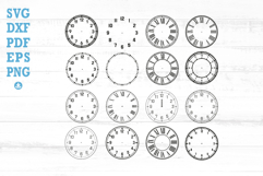 Clock Face Svg Bundle, Clock face Clipart, Clock face svg Product Image 1