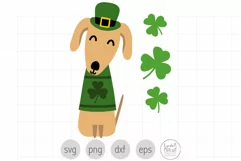 St. Patrick's Day Dog svg, Irish Dog SVG, Dog svg Product Image 1