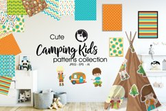 CAMPING-KIDS, digital papers Product Image 1