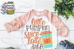 Little Pumpkin Spice Latte Date SVG DXF PNG EPS Cutting File Product Image 2
