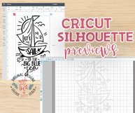Let&#039;s Sail - Vacation Cut File and Sublimation Product Image 2