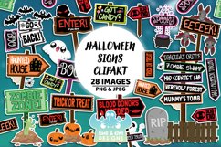 Halloween Assets Clipart Bundle 1 -Lime and Kiwi Designs Product Image 5