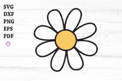 Daisy Flower Svg, Designs for Cricut, Flowers Svg Product Image 1