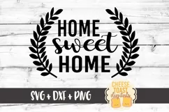 Home Sweet Home - Welcome SVG PNG DXF Cut Files Product Image 2