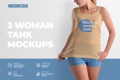 3 Mockups Woman Tank Product Image 1
