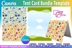 Coquette Bows Canva Editable Frame Ribbon Bow Canva Template Product Image 2