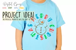 Merry Christmas, Snowman SVG / EPS / DXF / PNG Files Product Image 2