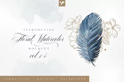 Floral Watercolor Bouquet Vol14 Product Image 1