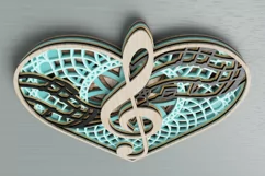 Music laser cut file - dedicated to the Love of Music Product Image 6