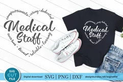 Medical Staff SVG, a Healthcare worker svg for crafters Product Image 1